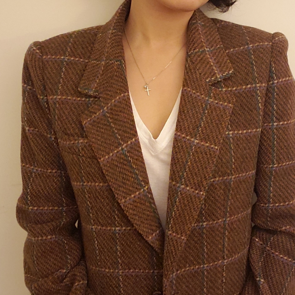 Plaid blazer